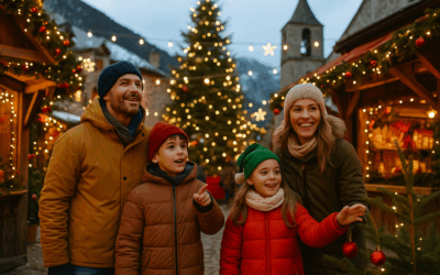 Une journée en famille au Village de Noël des Angles